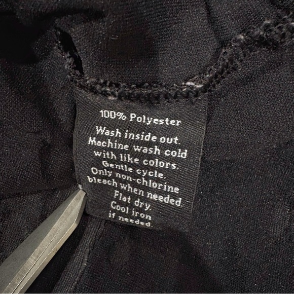 Rock & Republic Top Women XL Black Distressed Y2K Streetwear Punk Goth Grunge - Picture 5 of 8